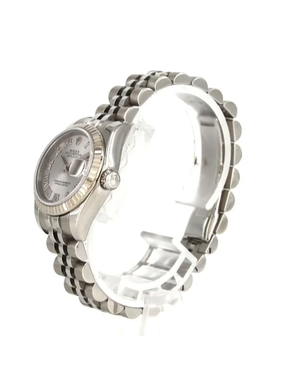 Rolex Datejust Stainless Steel White Gold Automatic Watch
